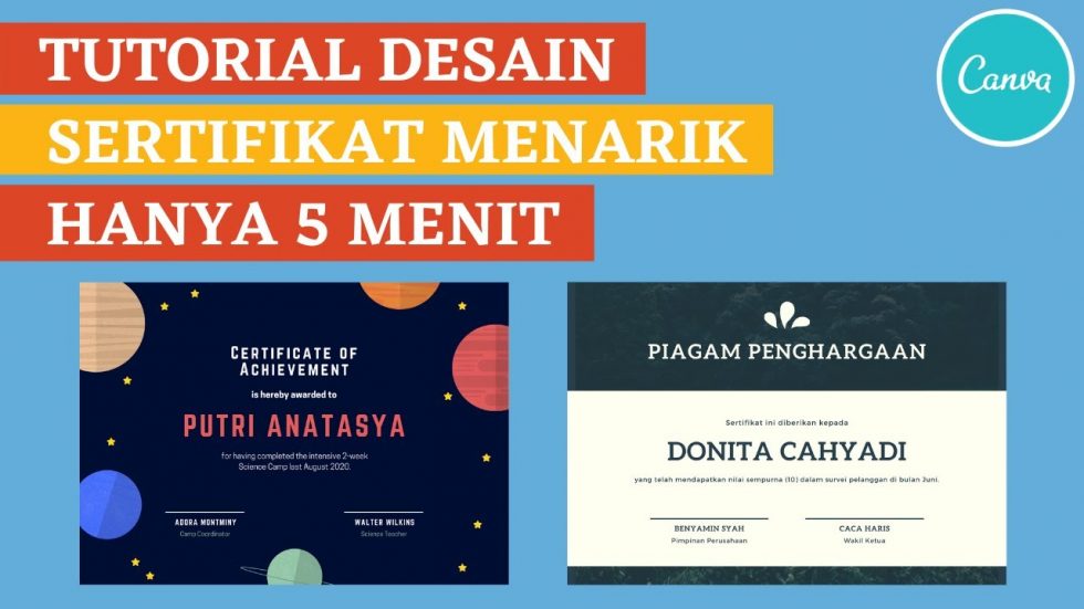 Berbagi Template Sertifikat Gratis Bisa Edit Format Word Dan CDR ...